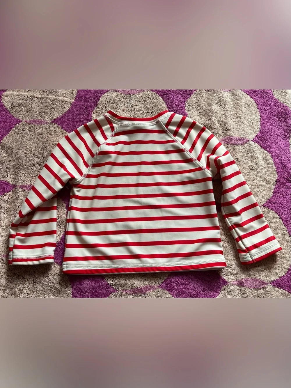 H&M Baby Girls Heart Stripe Rashguard